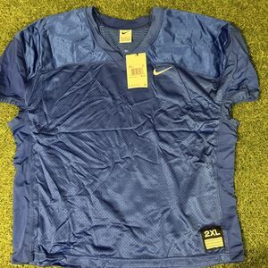 New Nike Vapor Varsity Football Practice Jersey Shirt Men's Sz XXL 908729 Blue